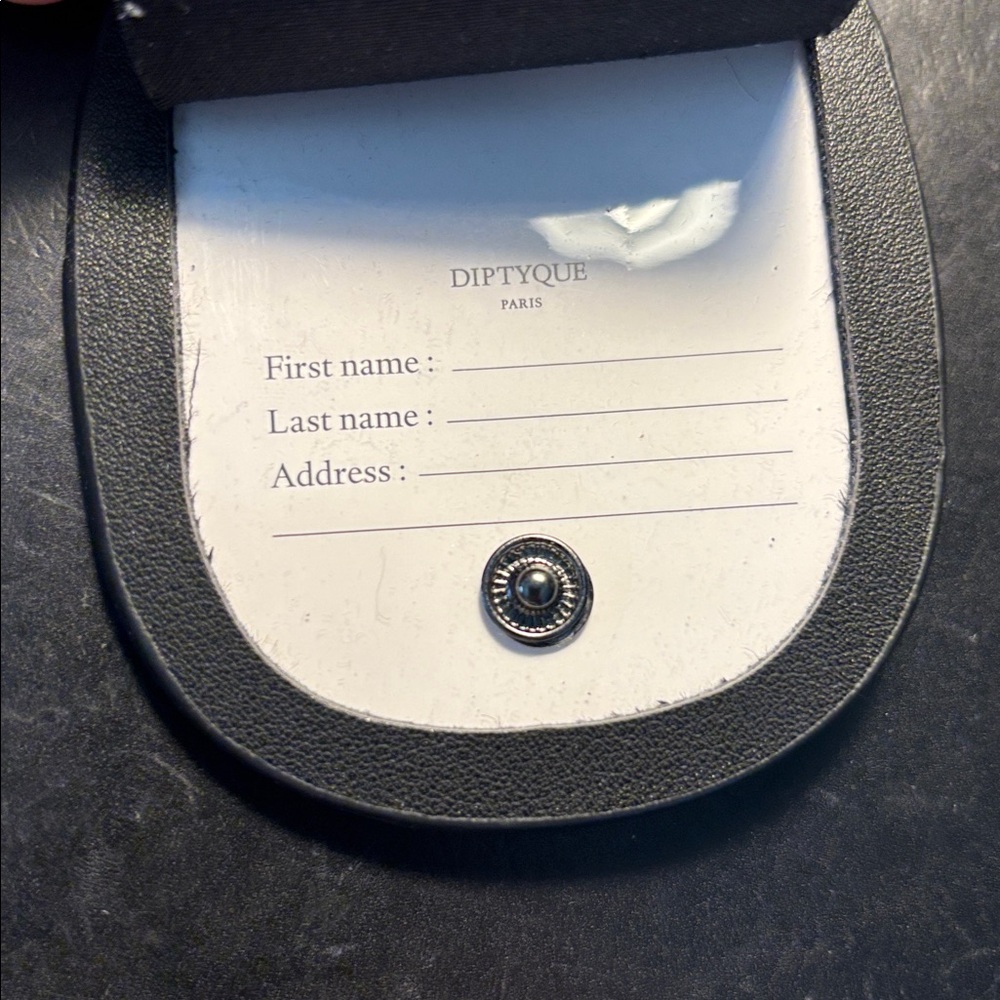 Diptyque leather luggage tag - Picture 3 of 4